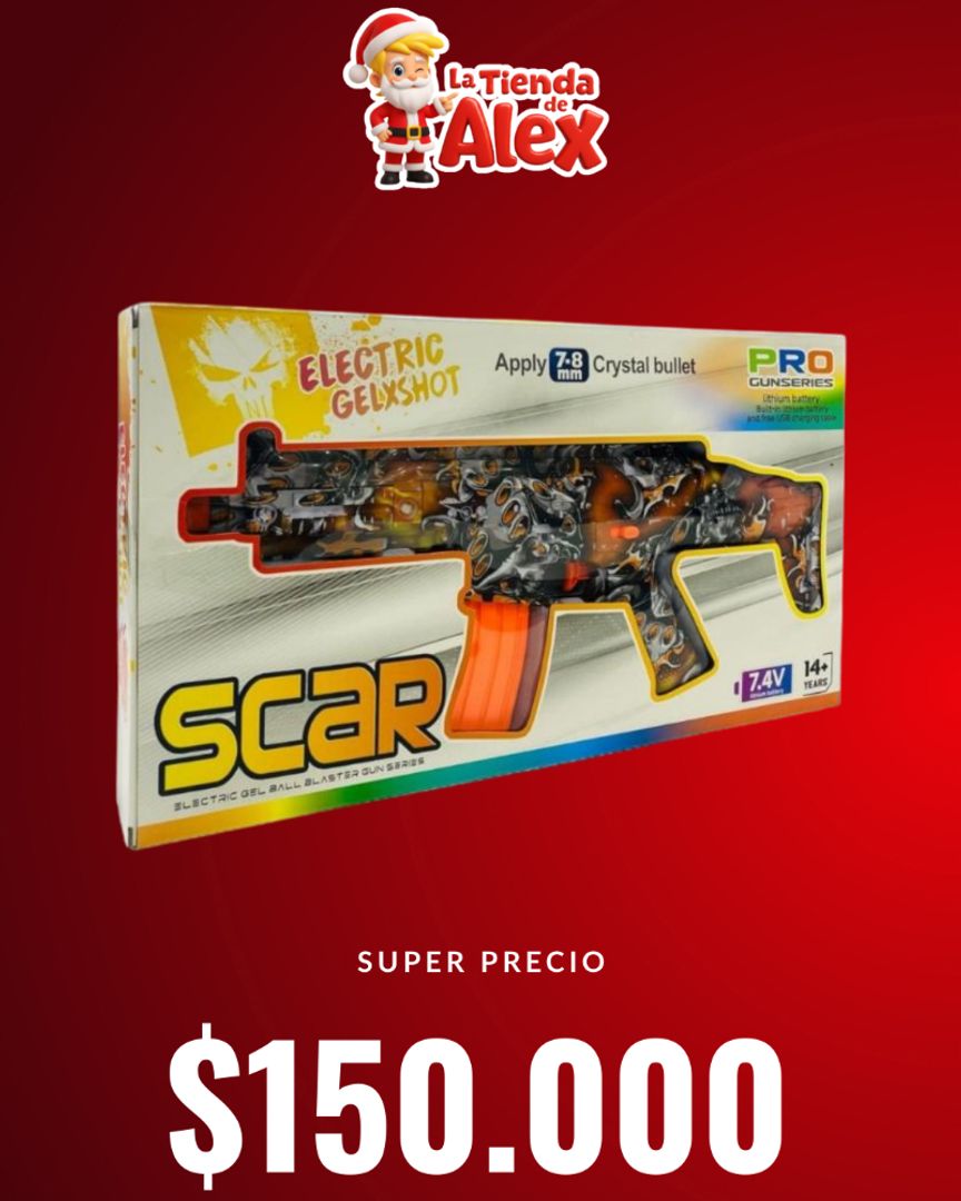 Rifle SCAR "Fuego Táctico" GelXSHOT Pro