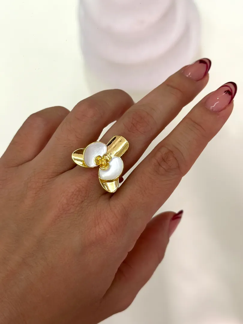 Anillo flor 
