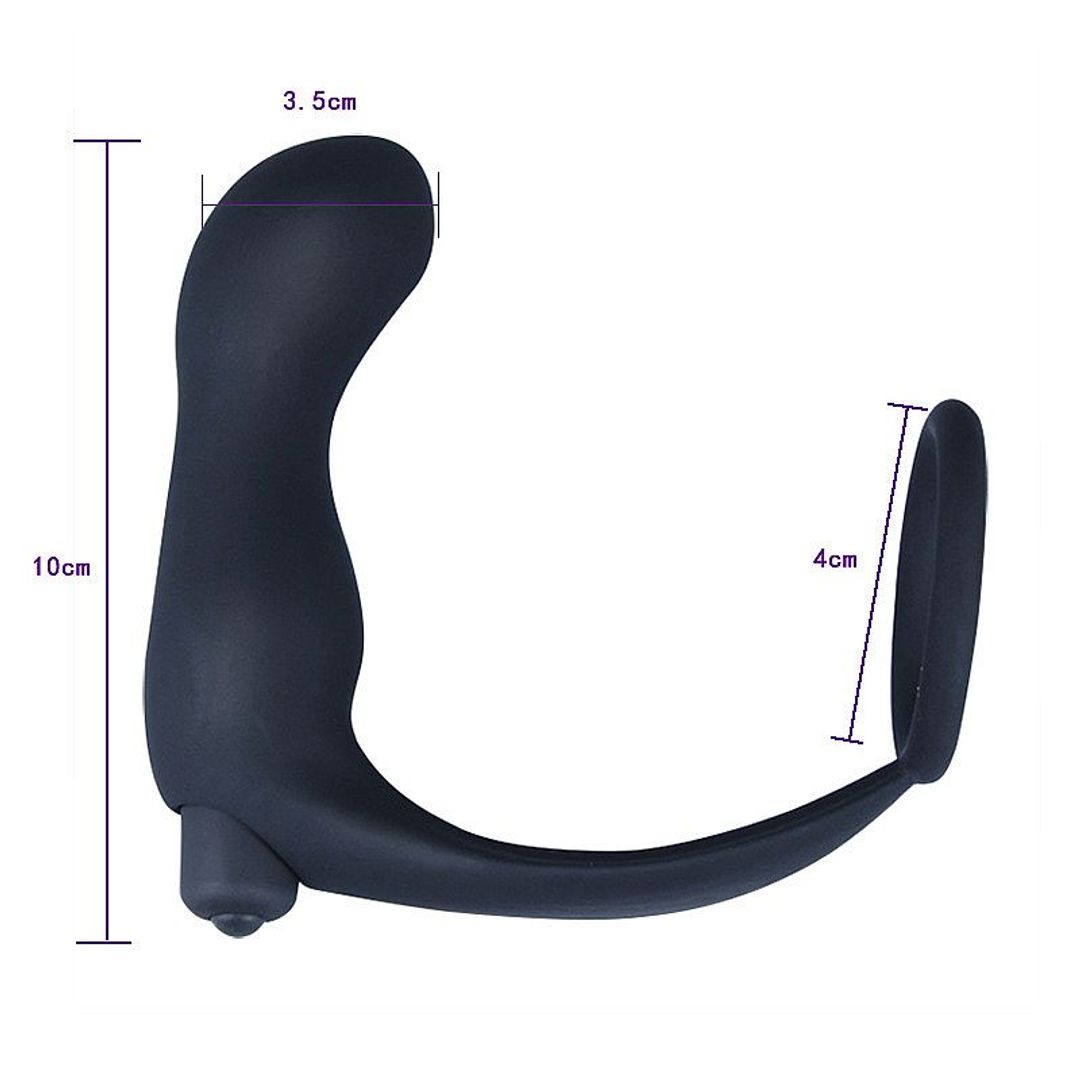 VIBRADOR PROSTATICO CON ANILLO
