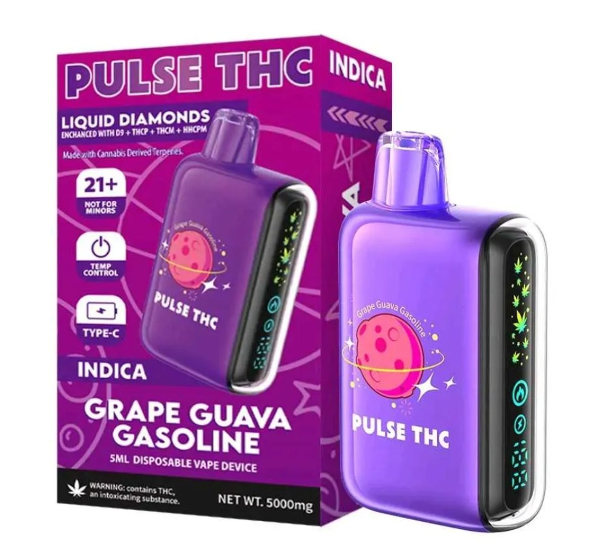 Geek Bar Pulse Grape Guava Gasoline THC 5g Sativa