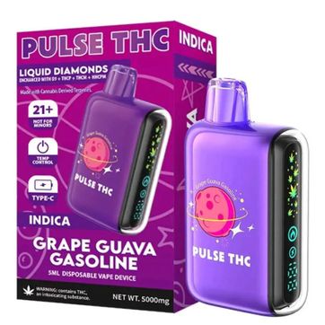 Imagen del producto Geek Bar Pulse Grape Guava Gasoline THC 5g Sativa