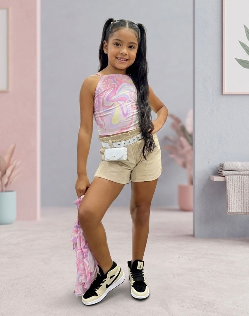 CONJUNTO TRIO DE SHORT