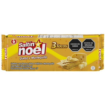 Imagen del producto SALTIN NOEL QUESO MANTEQUILLA*338G