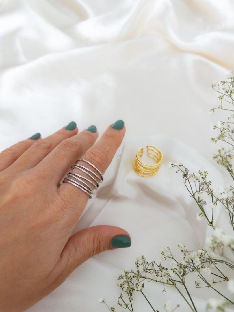 ANILLO LINEAS DELGADAS