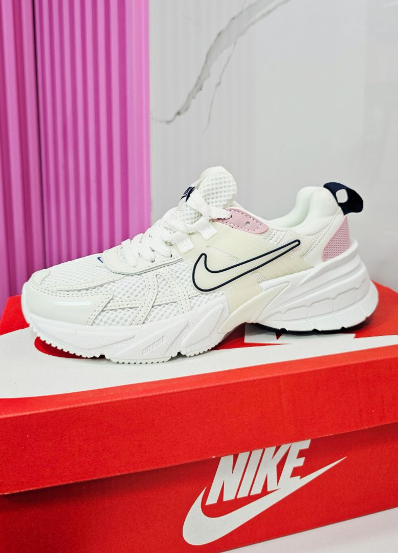 NIKE V2K RUN BLANCA|ROSA