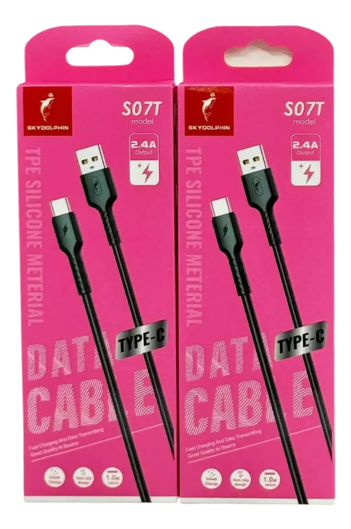 CABLE CARGA 2.4A SKY DOLPHIN TIPO C UNIVERSAL