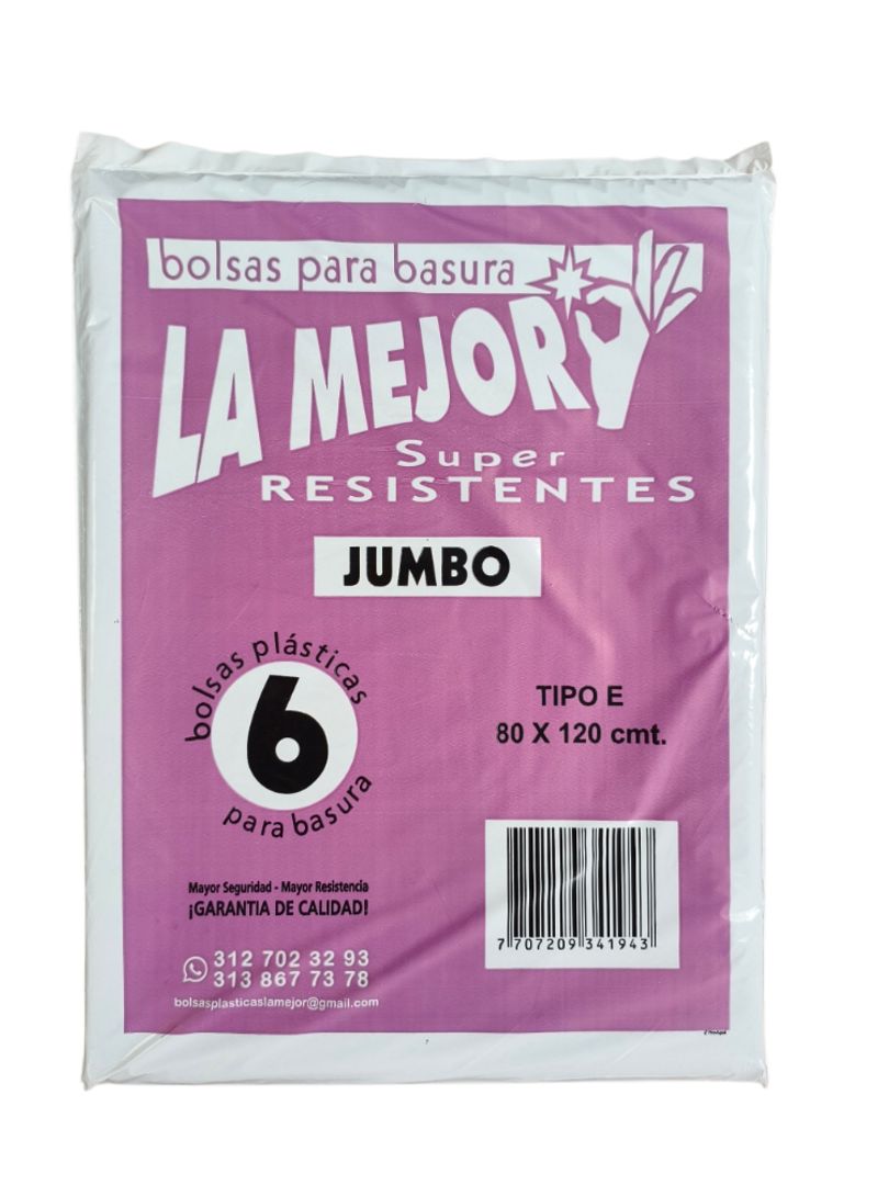 BOLSA BASURA JUMGO LA MEJOR*6