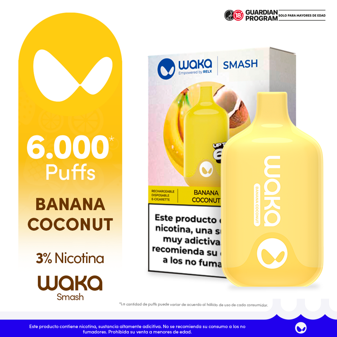 WAKA Smash 6,000 PUFF