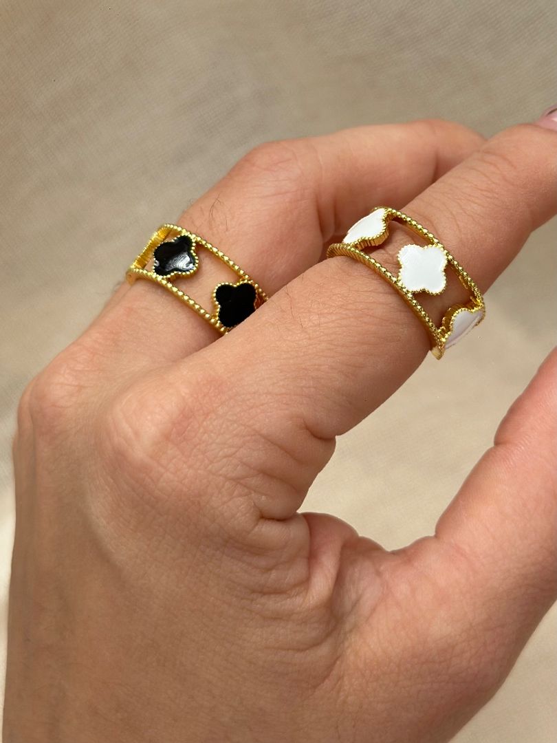 Anillo vancleef grueso