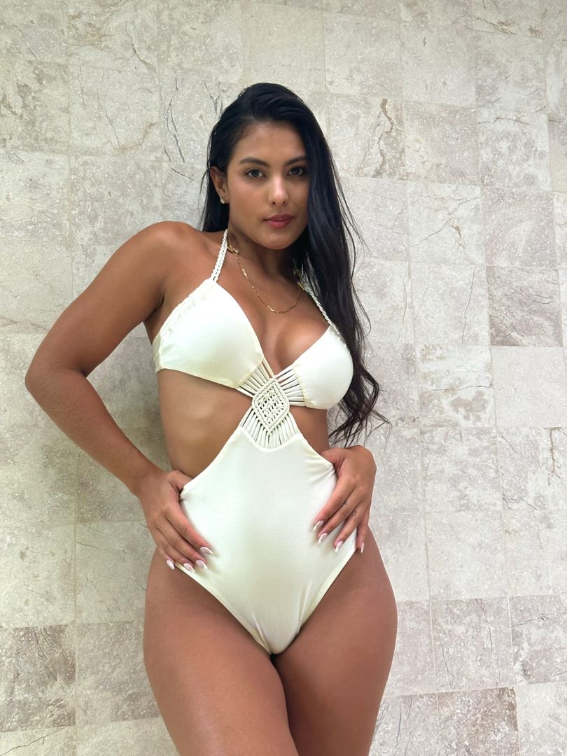 VESTIDO DE BAÑO MACRAMÉ 