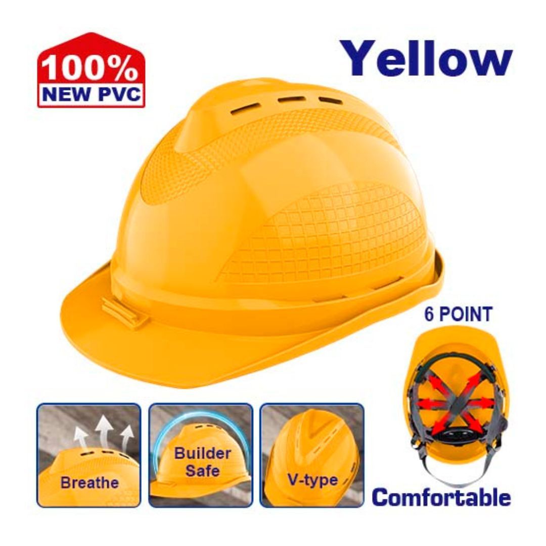 EMTOP CASCO PARA CONSTRUCCION AMARILLO 6 SOPORTES SUPER EMTOP