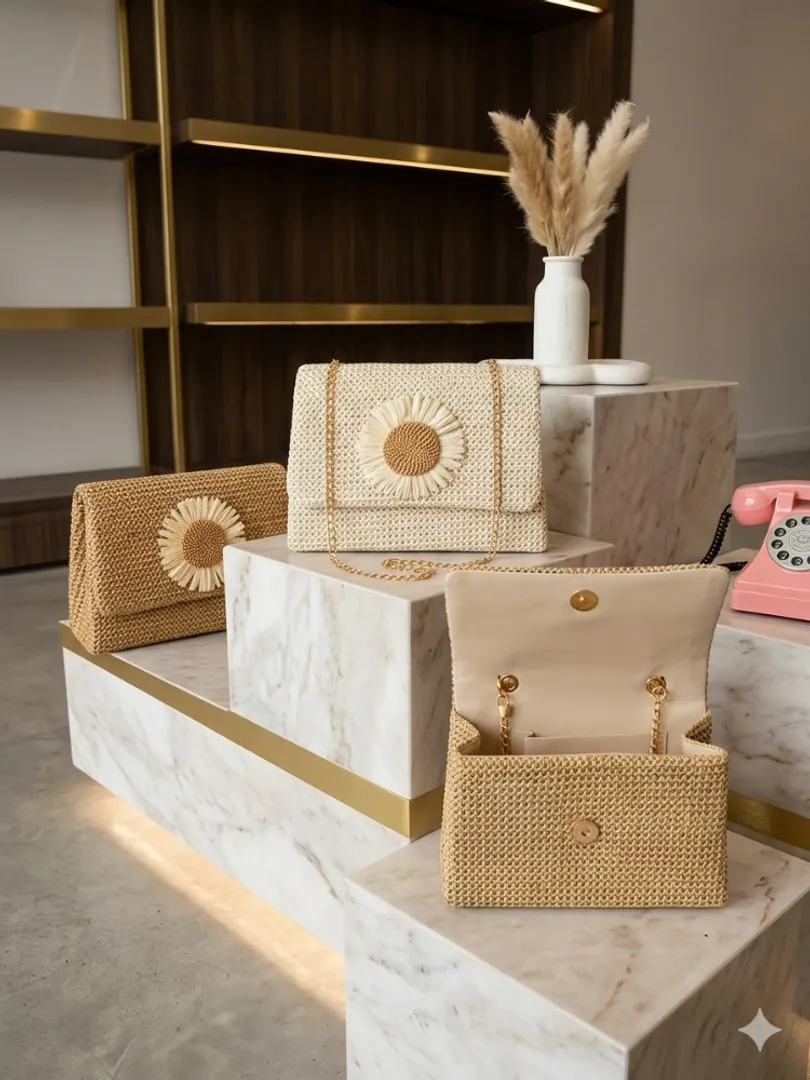 Bolso tejido veranero 