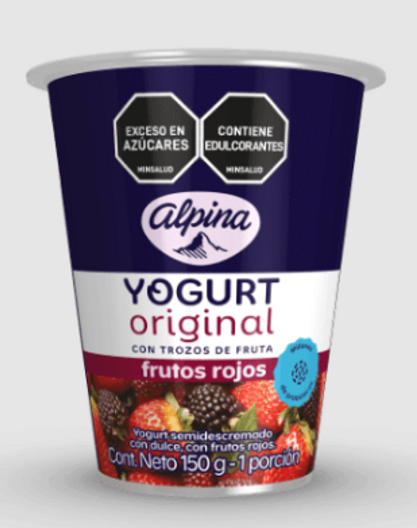 YOGURT FRUTOS ROJOS ALPINA*150G