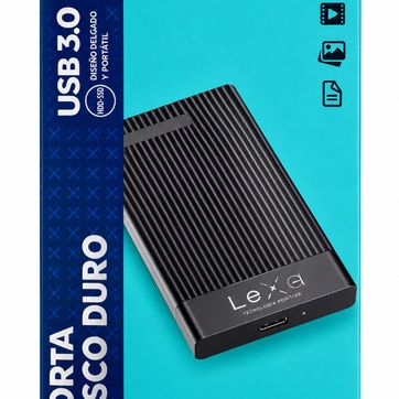 Imagen del producto Case Externo Lexa USB 3.0 para Disco Duro HDD y SSD