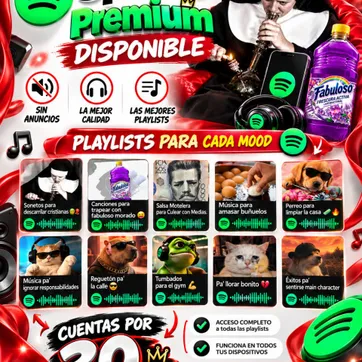 Imagen del producto SPOTIFY PREMIUM 30 DÍAS 