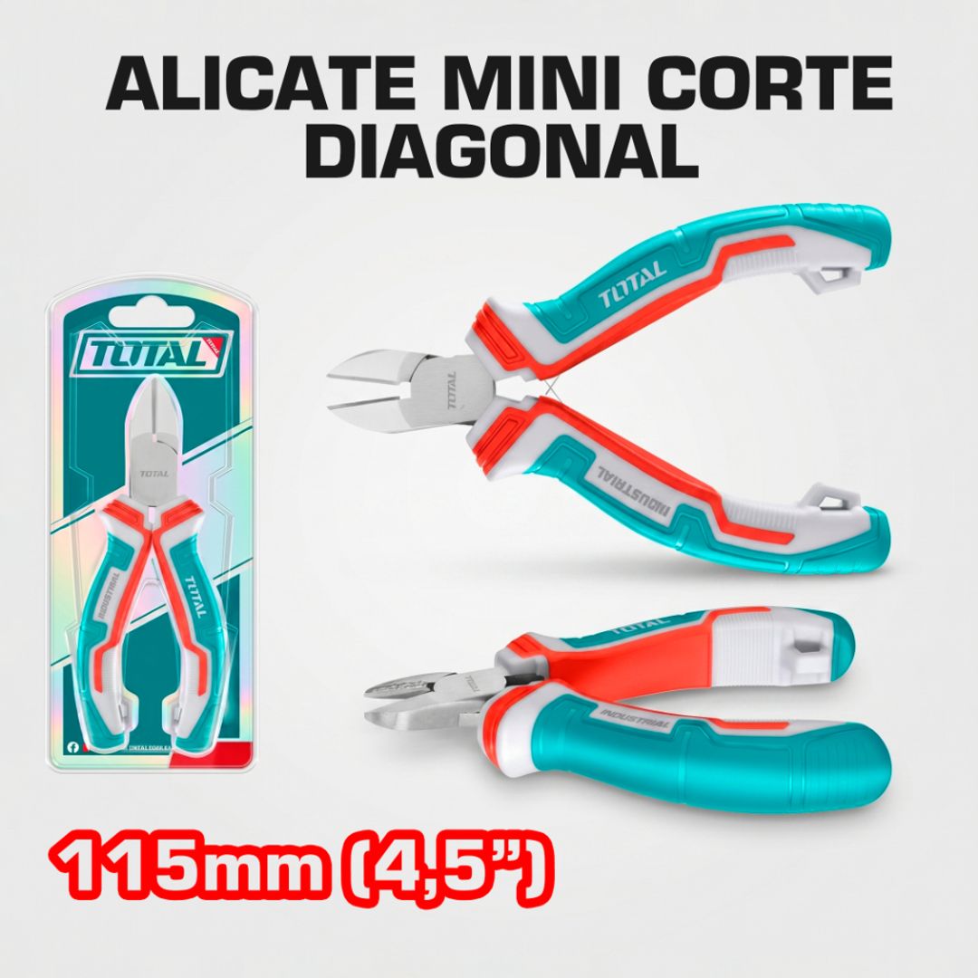 ALICATE MINI CORTE DIAGONAL 4,5"/115MM