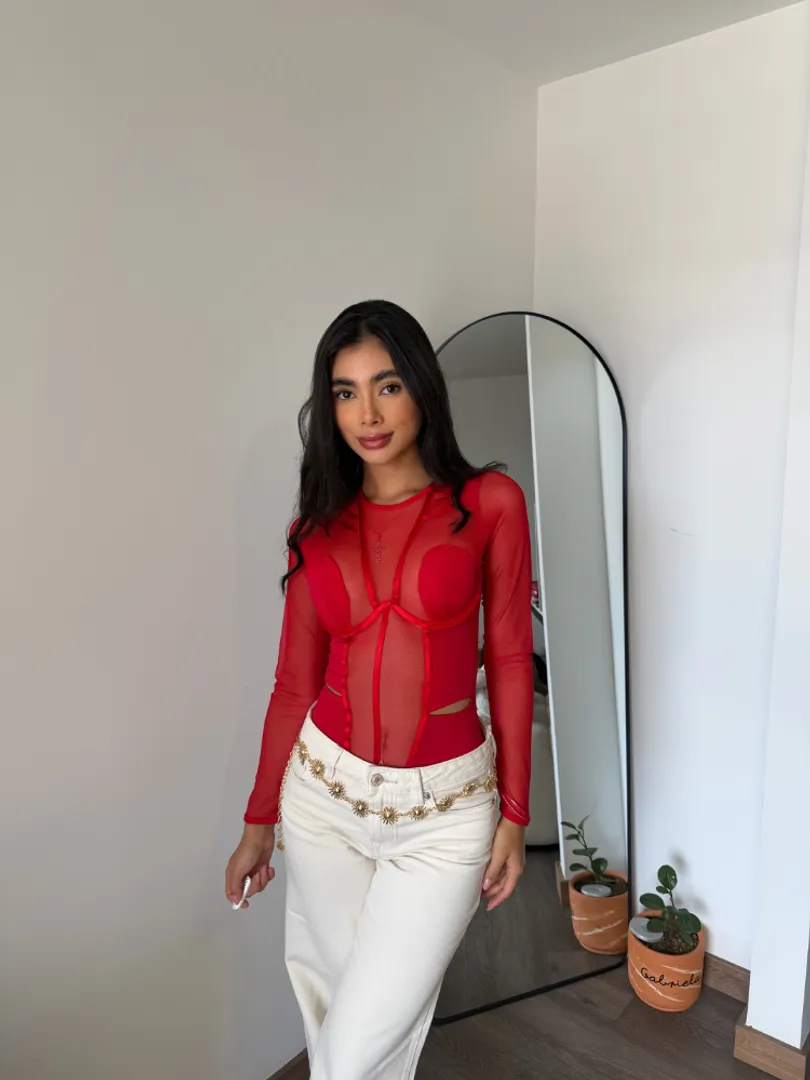 BODY GREYS ROJO