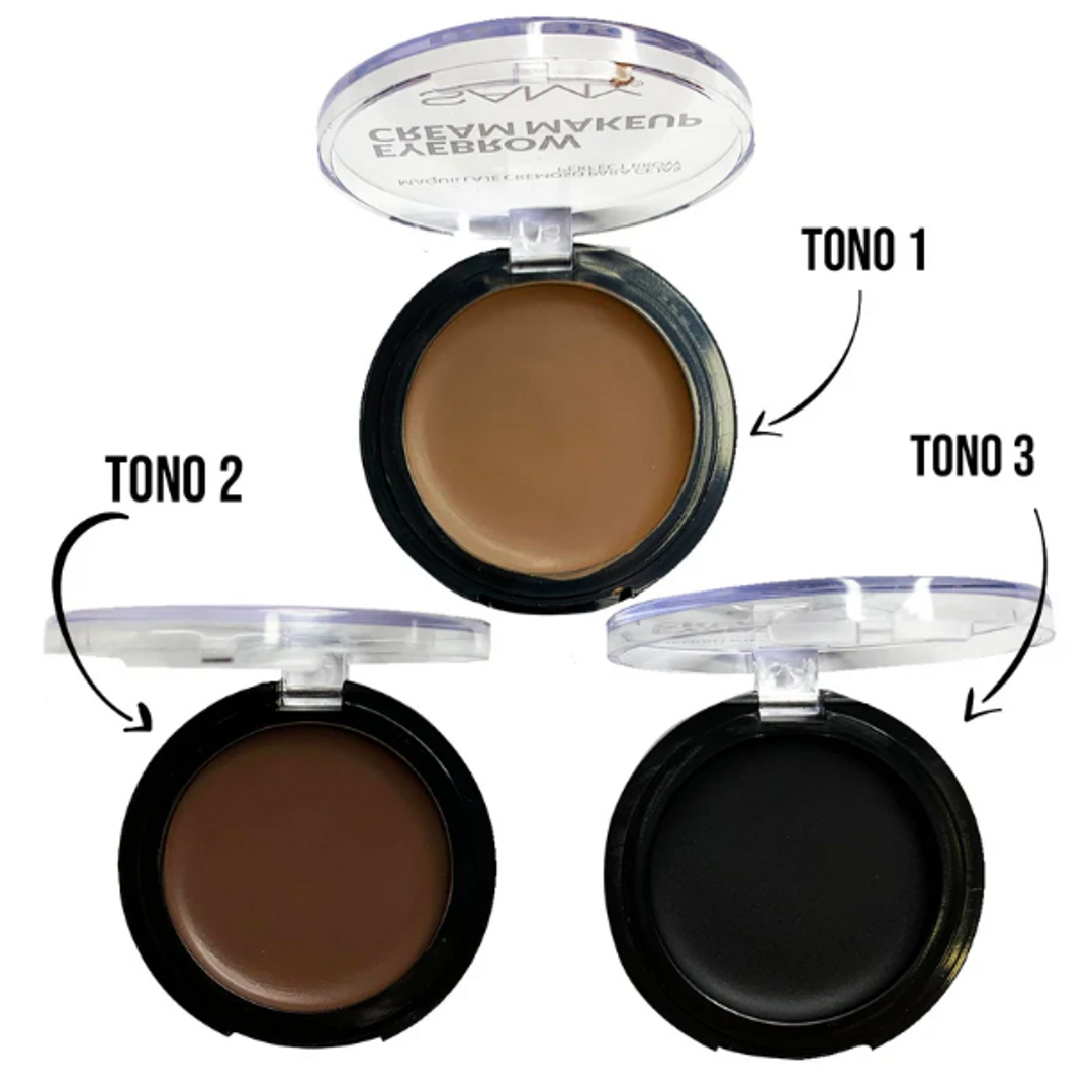 MAQUILLAJE CREMOSO PARA CEJAS SAMY