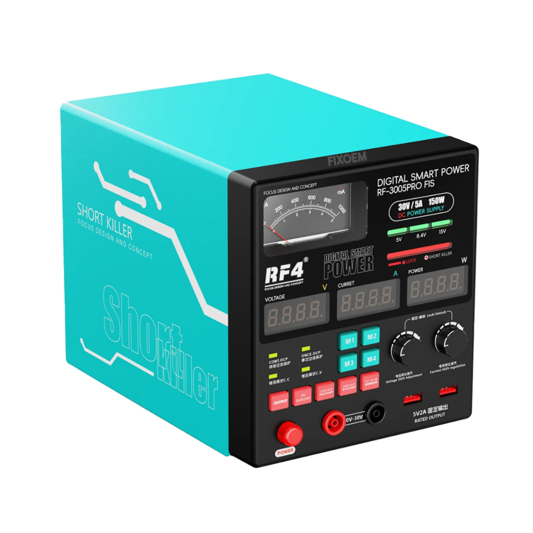 FUENTE DE PODER ANALOGA/DIGITAL 30V/5A RF4 RF-3005 PRO 