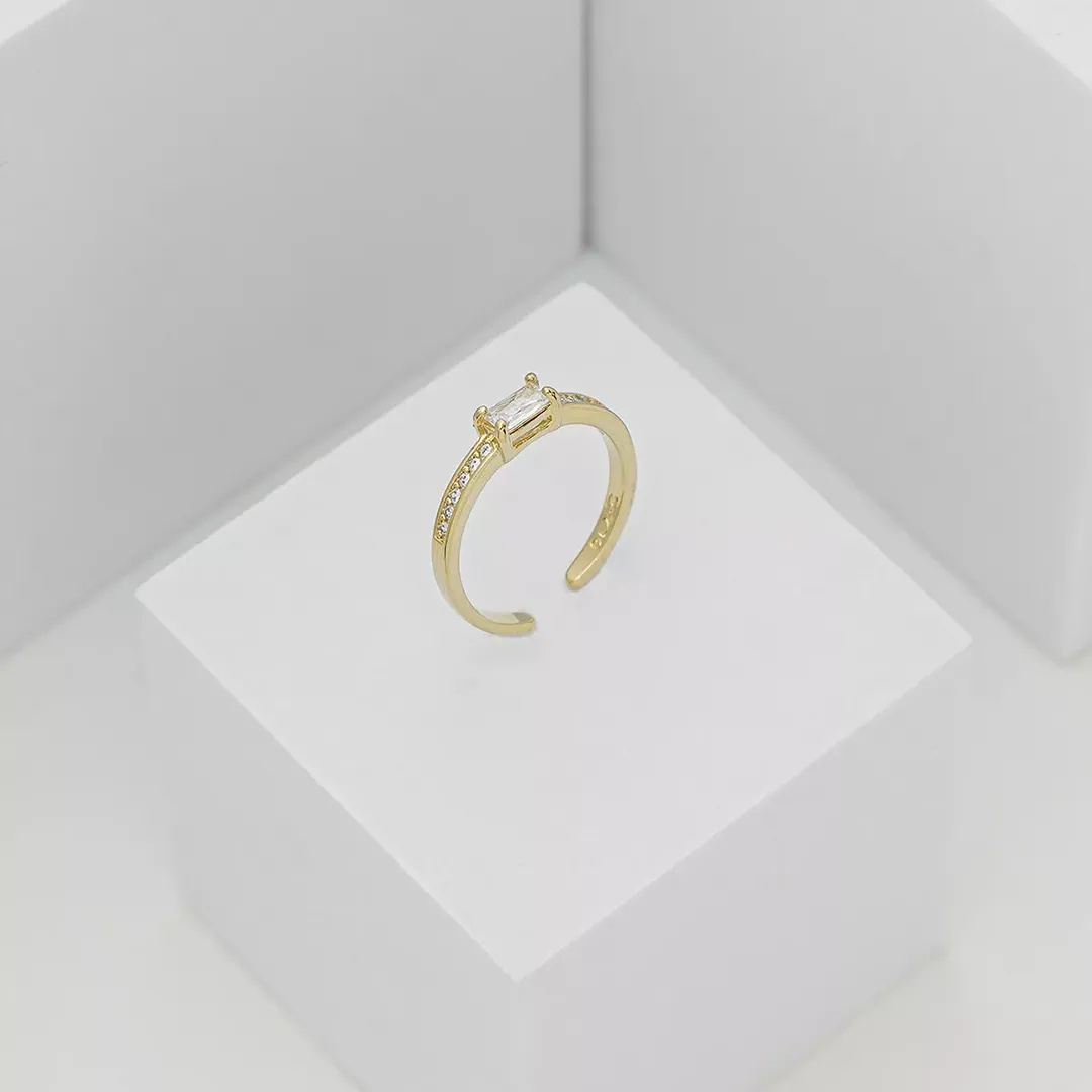 Anillo Monarchy Cristal Ajustable