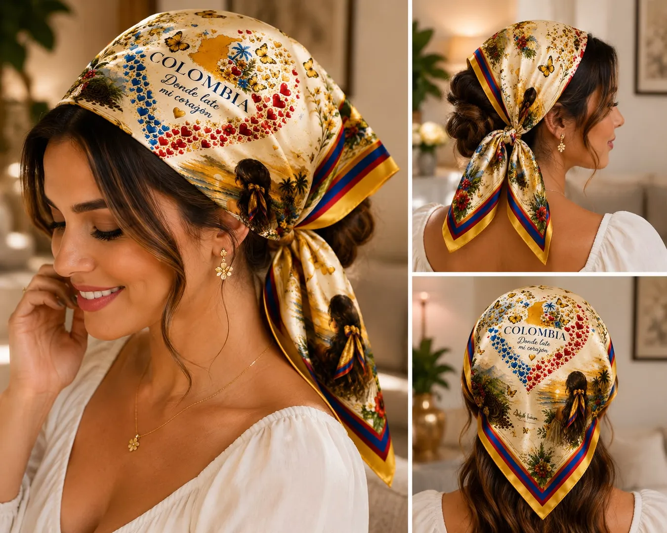 PAÑOLETA PREMIUM 70cmx70cm COLOMBIA DISEÑO 7