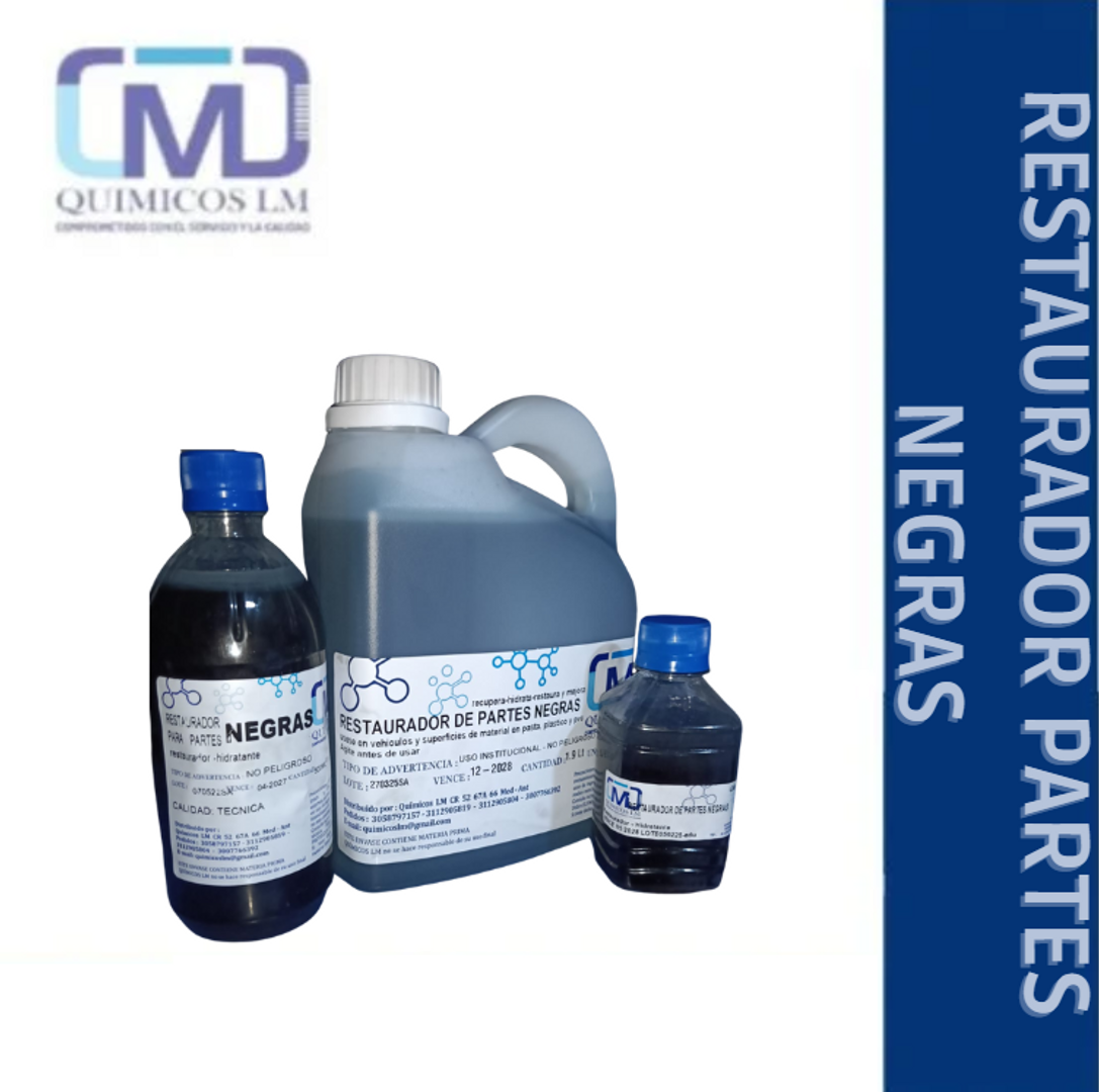 RESTAURADOR DE PARTES NEGRAS /LIQUIDO