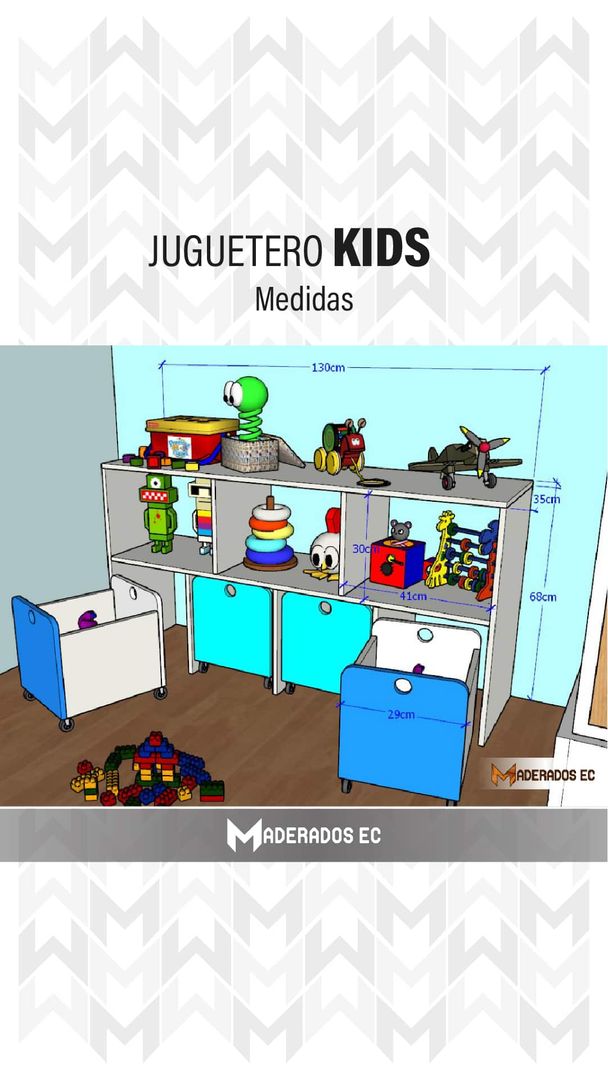 Juguetero - modelo Kids