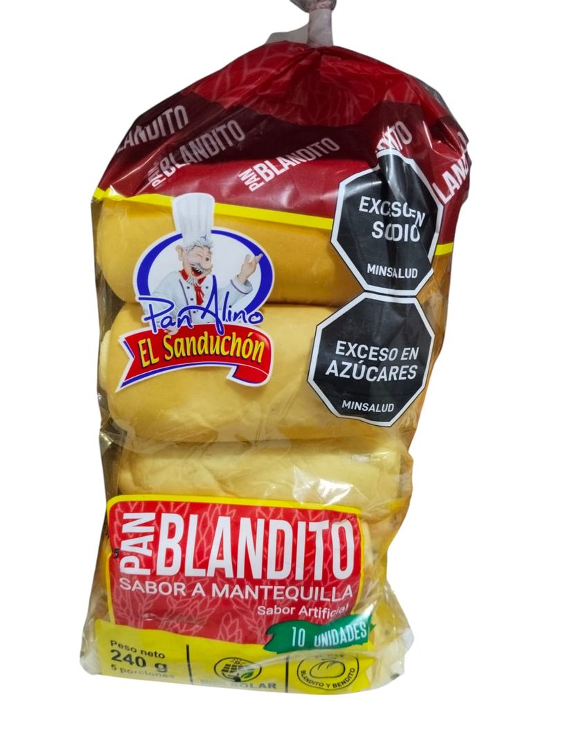 PAN LISO*10  SANDUCHON
