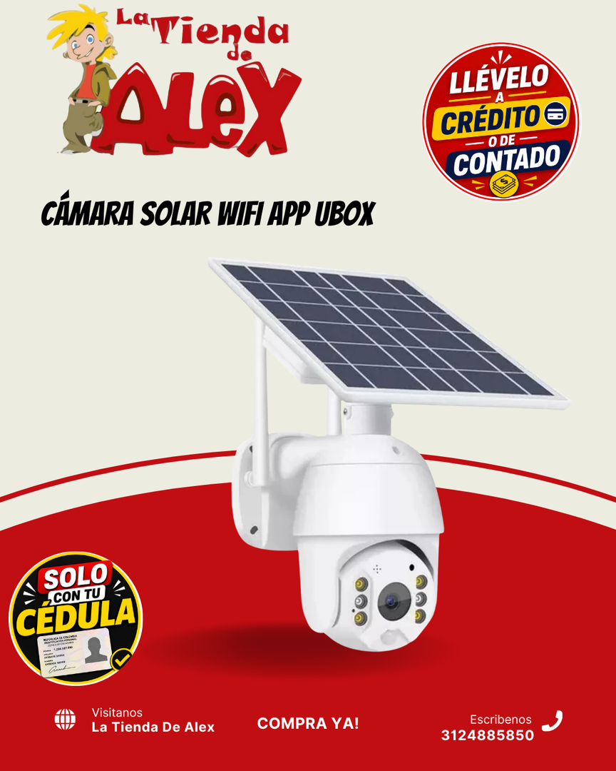 CÁMARA SOLAR WIFI APP UBOX