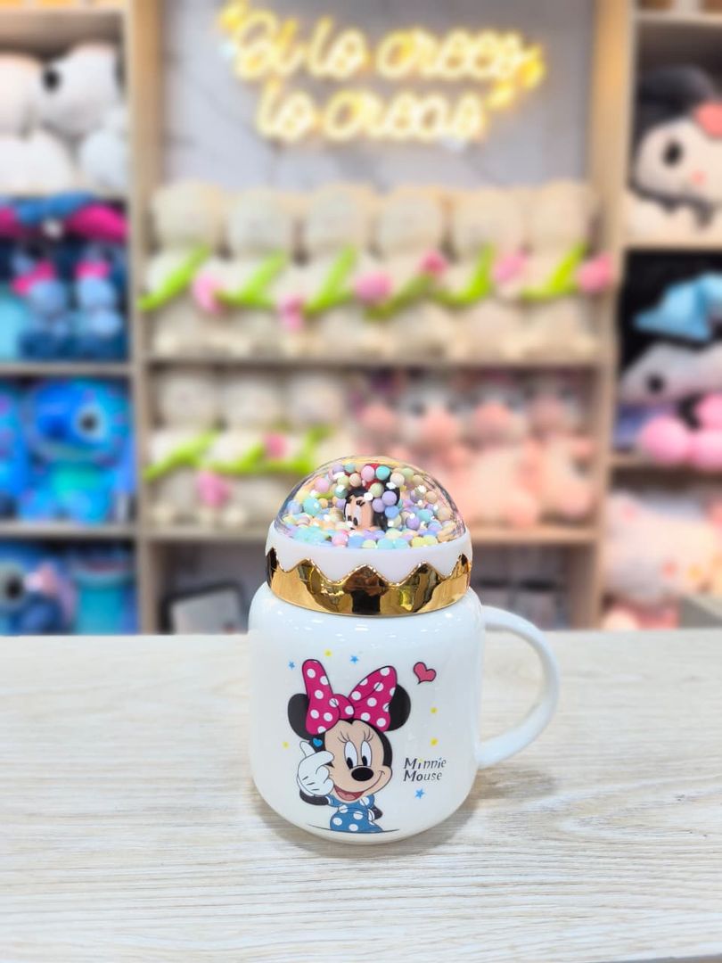 MUG MICKEY TAPA NIEVE