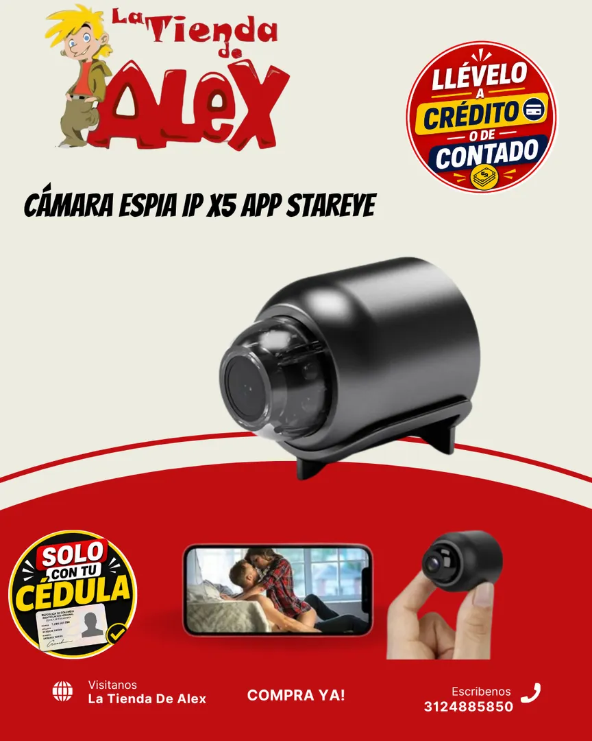 CÁMARA ESPIA IP X5 APP STAREYE