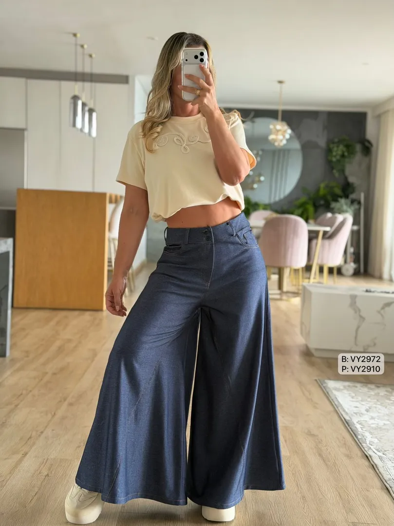 PANTALON CAMPANA VY2910