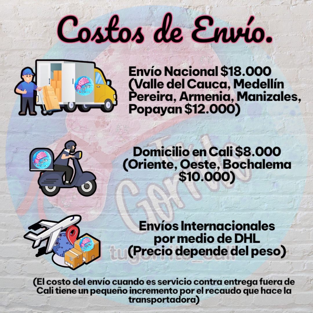 Costo de envío a partir Agosto 2025