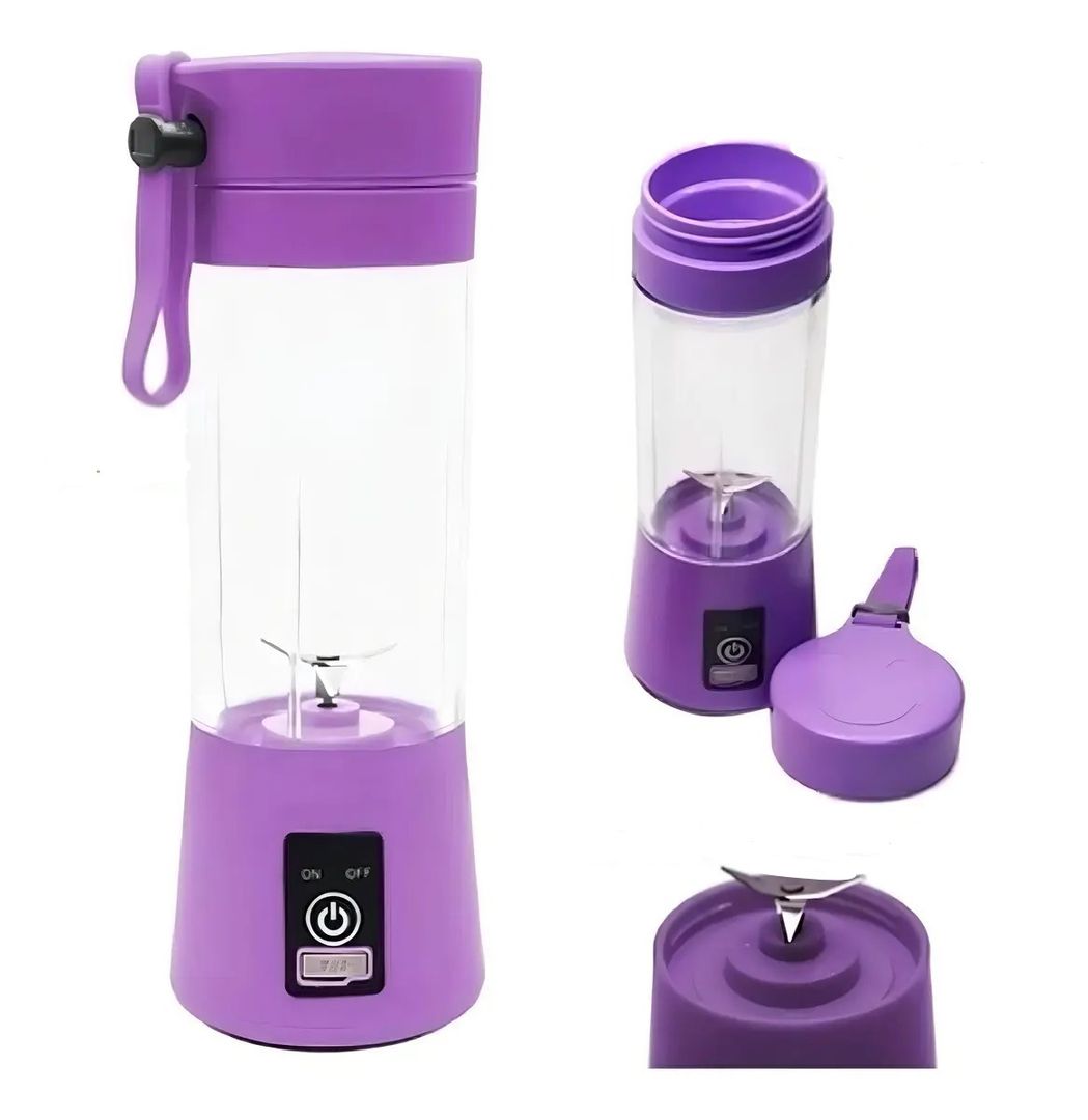 MINI BATIDORA PORTÁTIL USB 380 ML – LILA