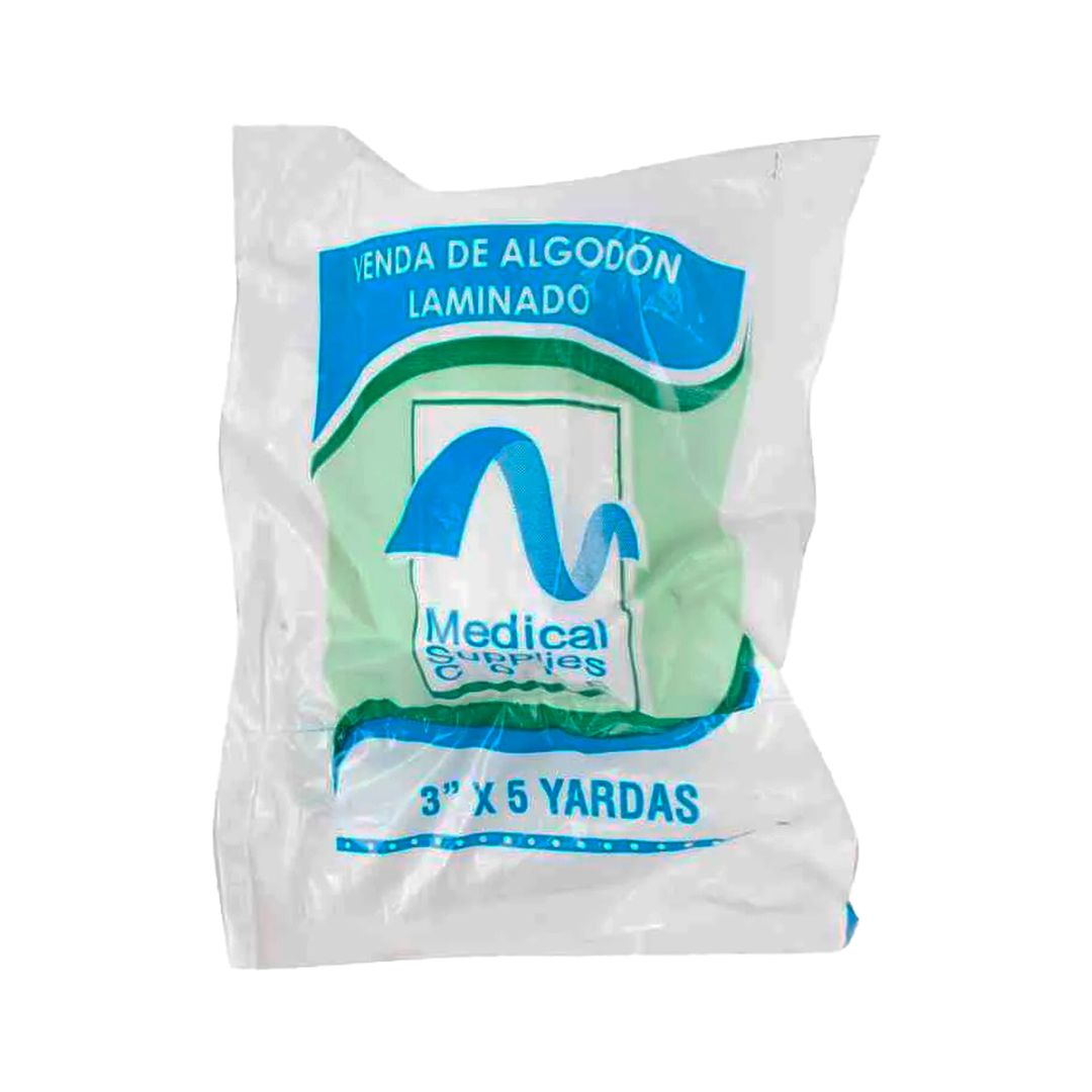 VENDA DE ALGODON LAMINADO MEDICAL 3 X 5 YD UND