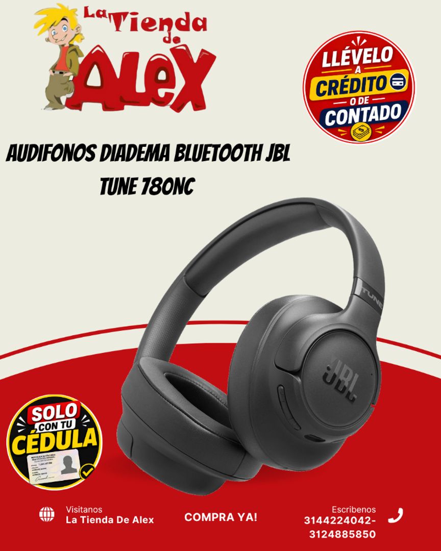 Audifonos Diadema Bluetooth JBL  Tune 780NC 