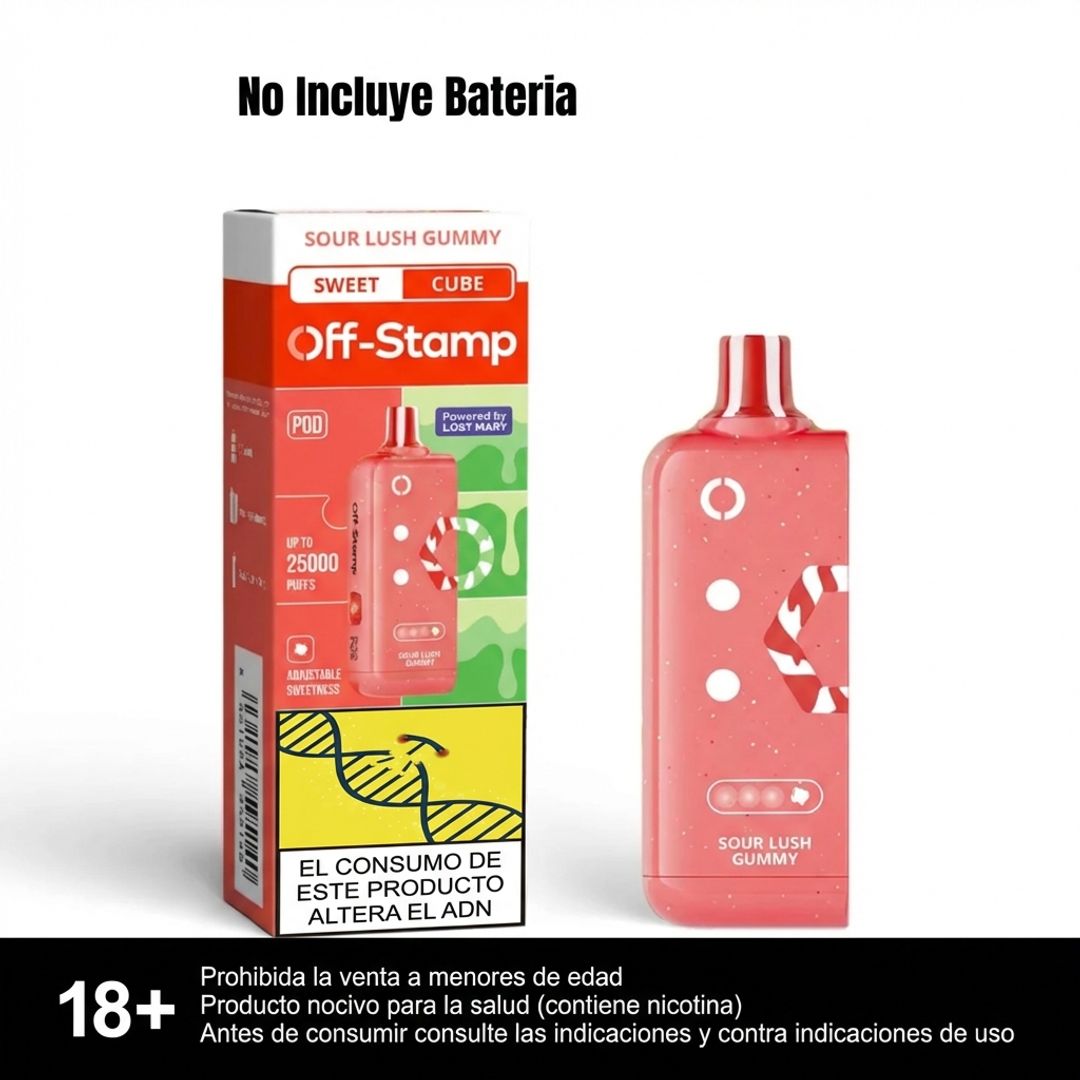 Pod Off Stamp Sour Lush 35.000 Puffs - Dulce