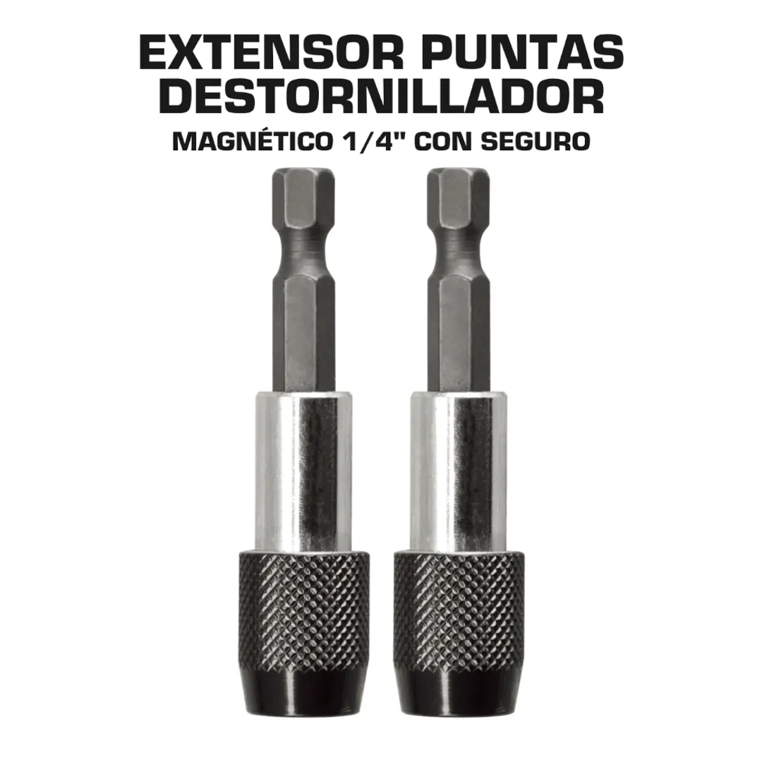 EXTENSOR PUNTAS DESTORNILLADOR 60 MM ¼”  