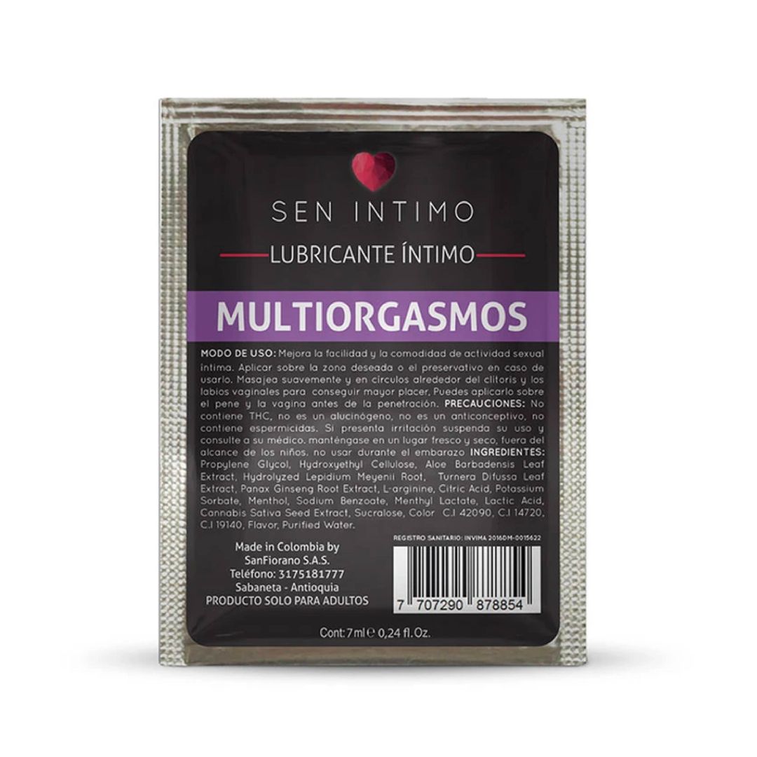 Multiorgásmos - Sachet -Sen intimo