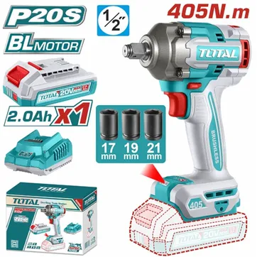 Imagen del producto LLAVE DE IMPACTO INALAMBRICO 20V 405NM