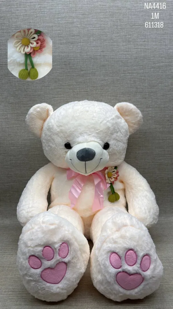 OSO PATAS LARGAS COLOR MARFIL 1 M