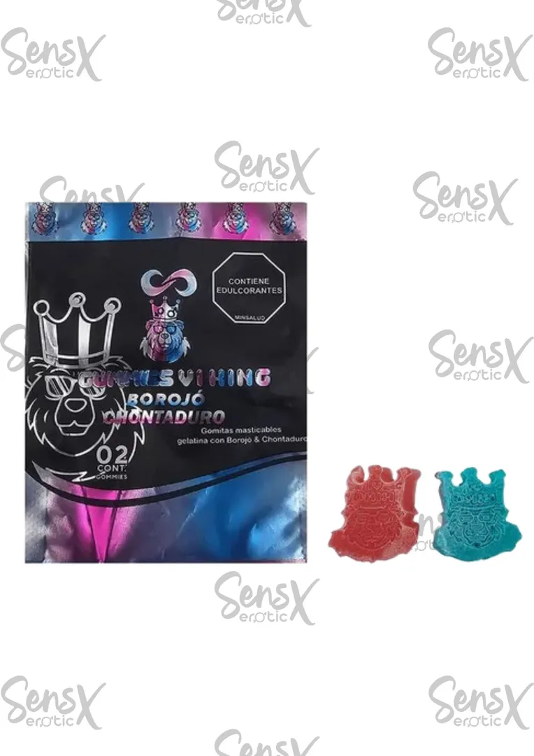 Vigorizante Estimulante Gummies Viking Borojo Chontaduro