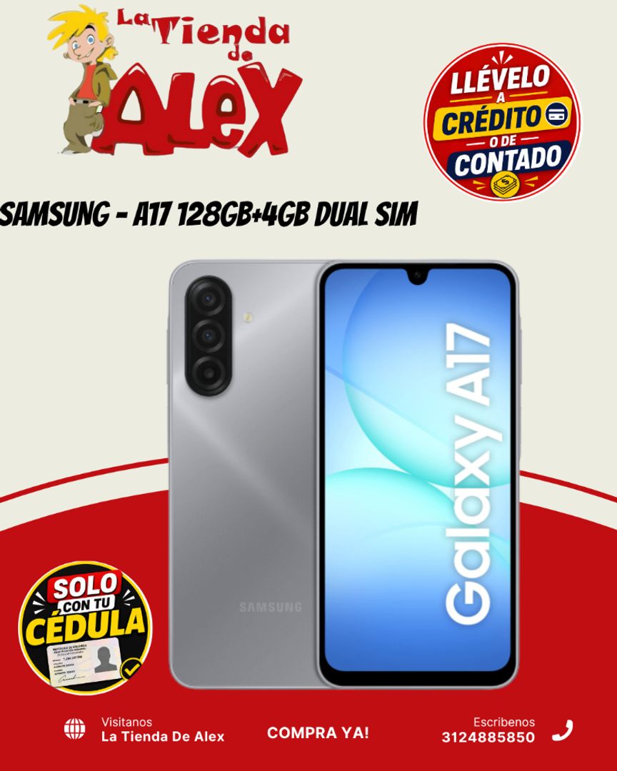 SAMSUNG - A17 128GB+4GB Dual Sim