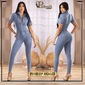 Imagen del producto Enterizo Levantacola Jean - EP7382