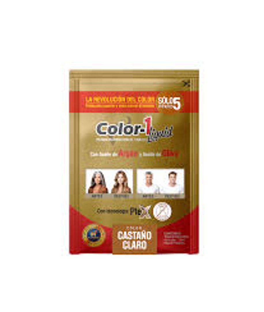 TINTE LIQUID COLOR 1 CASTAÑO CLARO SACHET X 30ML