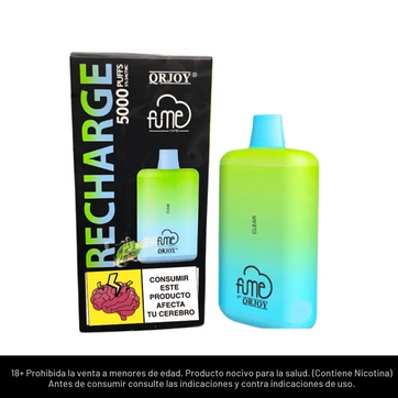 Imagen del producto Fume Recharge Clear 5000 Puffs