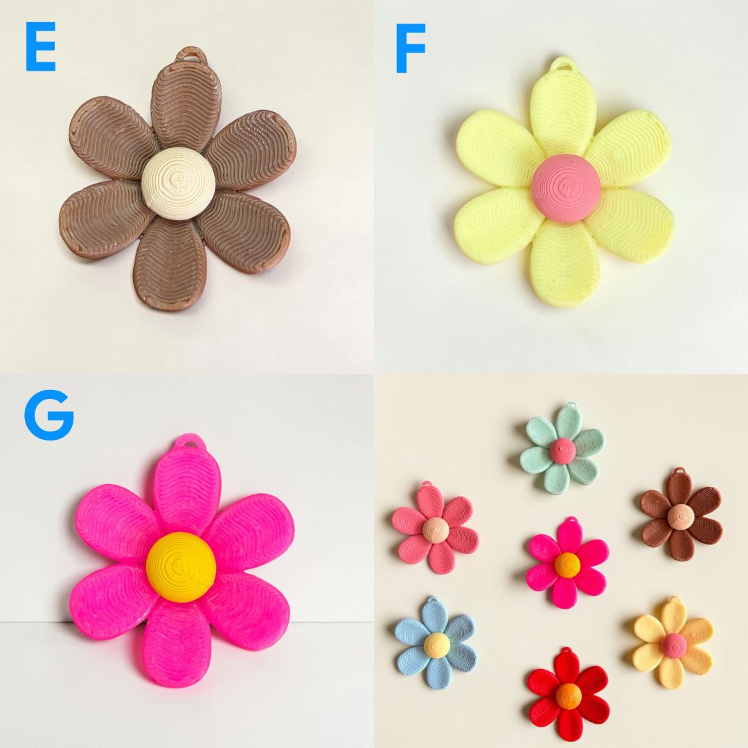 Dijes Flor Textura