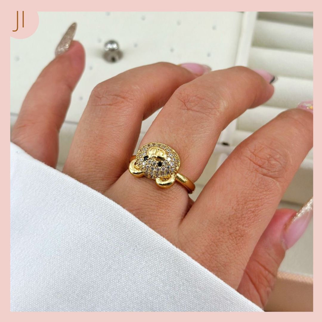 Lindos Anillos Ositos Micro circones Verde