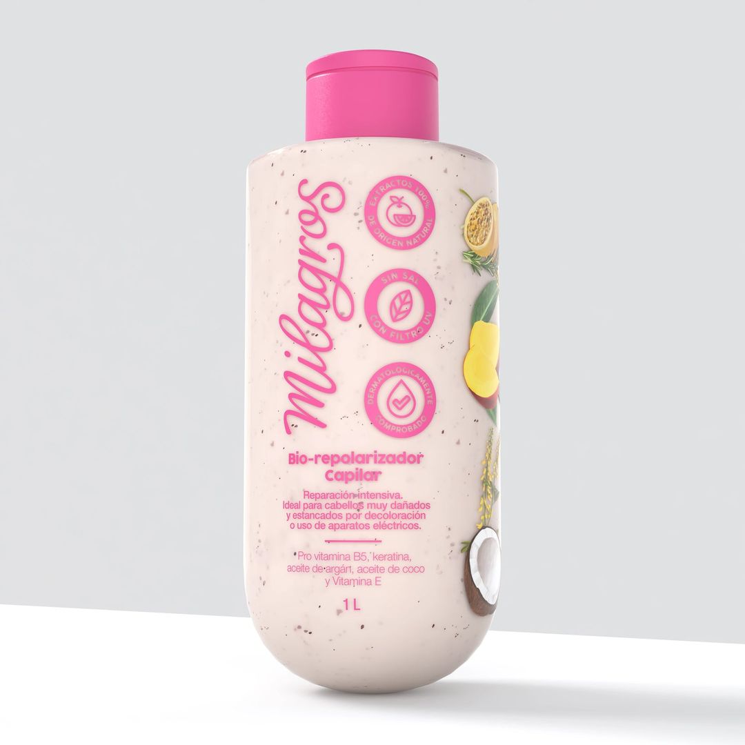 Tratamiento Bio Repolarizador Capilar 1 LITRO Milagros