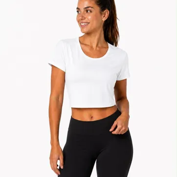 Polera básica Crop Dryfit - imagen 1